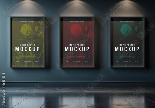 Cineplex Movie Poster Mockup Template