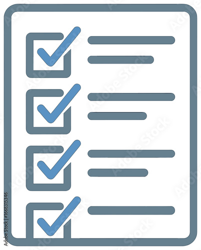 Checklist vector concept for task management and efficient goal completion