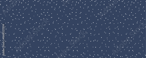 fallen snowflakes snowy background banner vector illustration