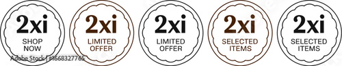 Shop now limited offer selected items sale promotion 2xi