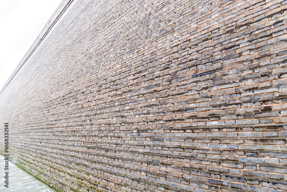 Fototapeta premium The ancient buildings on the city wall of Xi 'an, Shaanxi Province, China