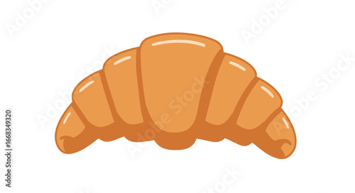 Delicious pastry croissant breakfast food baked goods sweet treat bakery shop confectionery viennoiserie on transparent background