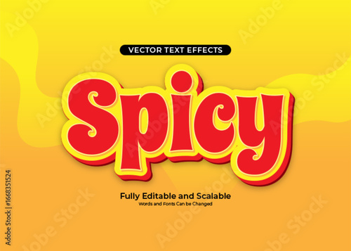 Spicy text effect