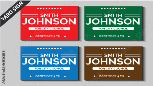 Smith Johnson agent advertising yard sign