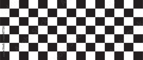 Classic Black and White Checkerboard Pattern – Chess and Design Background.