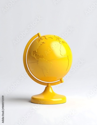 Solid yellow globe