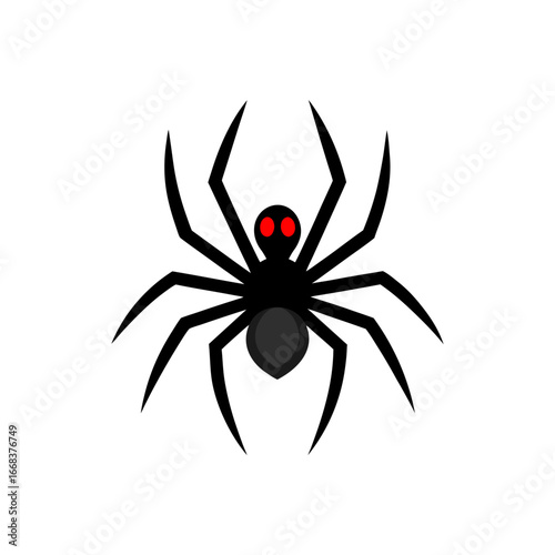 Spider Insect Vector, Creepy Crawly Animal Clipart
