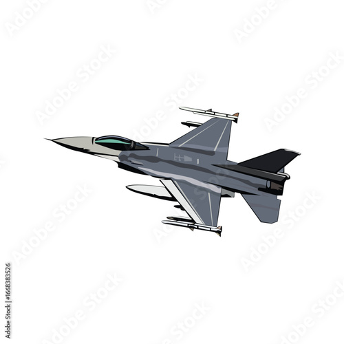 Combat aircraft design template