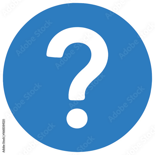 Question mark icon vector: inquiry symbol for concepts, education, help, support, faq