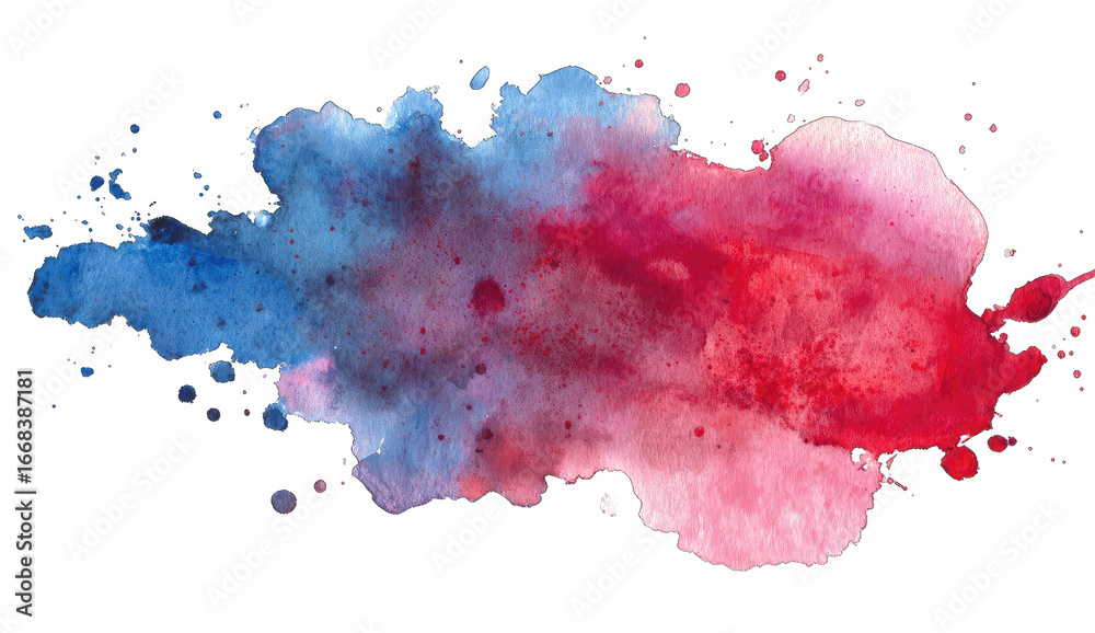 Fototapeta premium Abstract watercolor splatter (2)