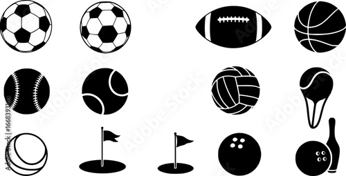 Sports ball svg, Sports ball silhouette, Game ball silhouette, Game ball svg, Football silhouette, Ball svg, Football silhouette svg, Sports ball icons, Soccer ball svg, Sports ball vector bundle 