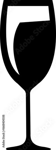 Drinkware icon glass cup mug wine goblet beer collection in flat style, black silhouette group, bar utensil bundle, beverage container pack, drink synonym vector