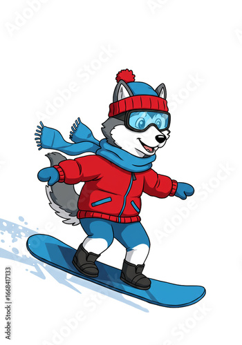 Funny Cartoon Dogs Collection | Vector-Style PNGs on White Background