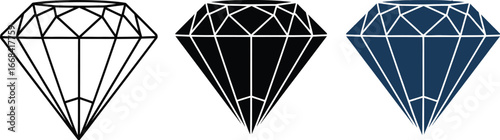 Elegant diamond designs showcasing different styles and colors