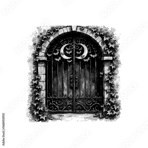 Halloween clipart, spooky illustrations, Halloween graphics, skull and roses, black cat clipart, ghost clipart, creepy pumpkin design, Halloween vector, spooky skull, dark art, bat clipart, devil char