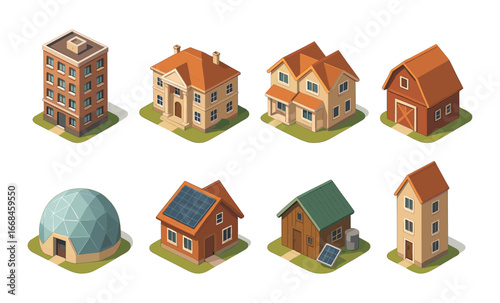Diverse residential homes collection featuring modern and traditional architectural styles