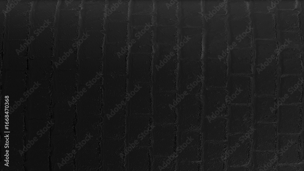 Fototapeta premium Abstract close-up of glossy black metallic foil texture with subtle reflective highlights and deep dark tones, perfect for luxury, modern, or dramatic backgrounds.