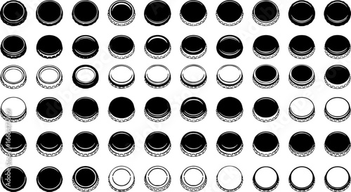 Crown caps svg, Crown caps silhouette, Bottle cap svg, Soda cap svg, Bottle cap silhouettes, Crown caps outline, Drinking bottle cap svg.