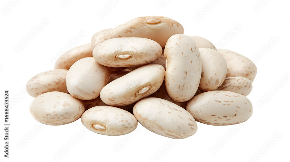 Obraz premium Pinto beans close up pile healthy food legume