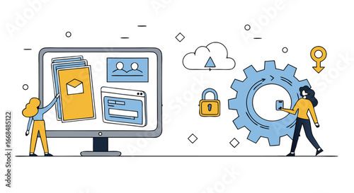 Managing Digital Assets with Advanced Data Security and Efficient Information Organization Methods
