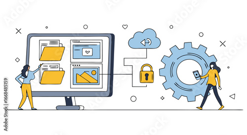 Managing Digital Assets with Advanced Data Security and Efficient Information Organization Methods
