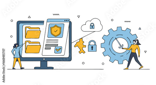 Managing Digital Assets with Advanced Data Security and Efficient Information Organization Methods
