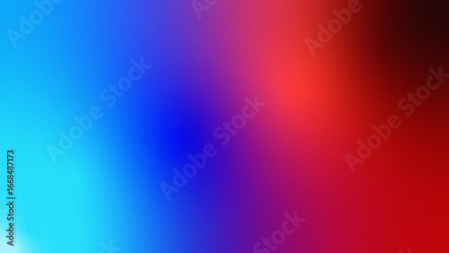 red crimson scarlet burgundy maroon Dark blue sky navy aqua cyan teal white blend with soft ombre transition. Bright neon light glow effect. Smooth blurred mesh texture. Modern colorful backdrop 
