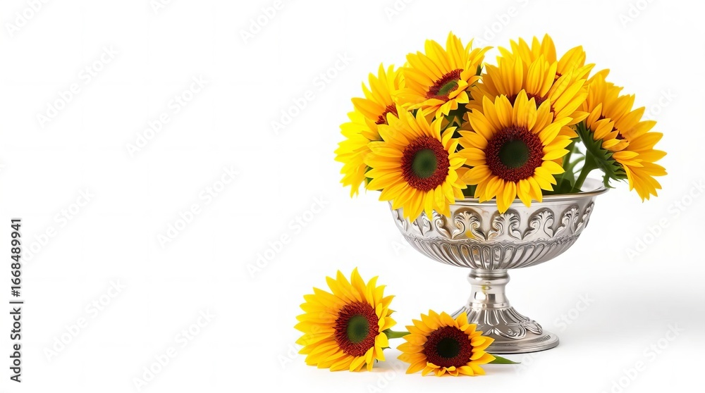 Obraz premium White Bowl with Pastel Blossoms 