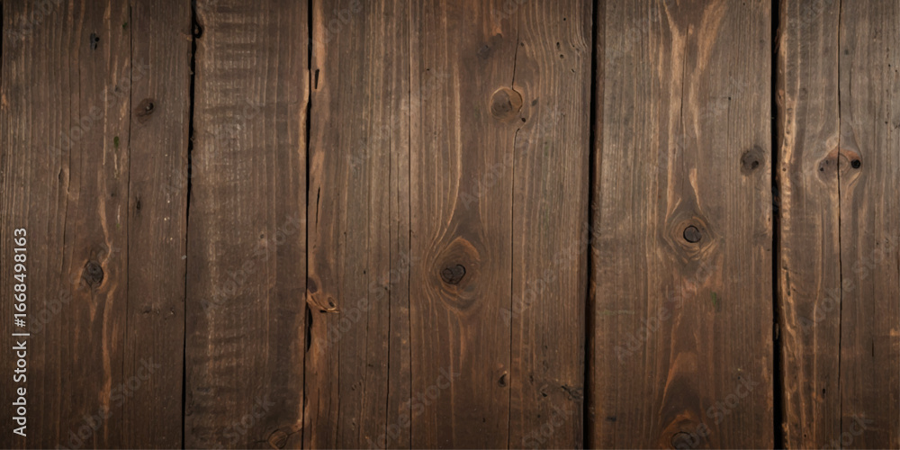 Naklejka premium Dark wood old grunge texture surface background. Texture of wood.