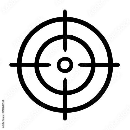 Target Graphic - A Powerful Symbol for Goals, Focus, and Aiming for Success.