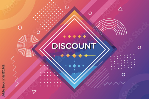 Stunning Bold Gradient Geometric With Space For Disc Creative Visual