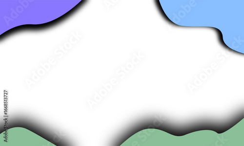 Abstract Background with Colorful Shapes and Shadow Effects for Creative Designs and Concepts