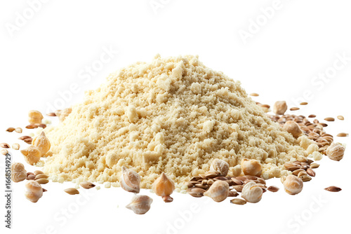 Chickpea flour and seeds healthy food ingredient