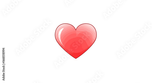 Heart Symbol, Emotive Graphic Design, Digital Art, Creative Expressions, Abstract Environment, Minimalist Viewpoint, Love Concept