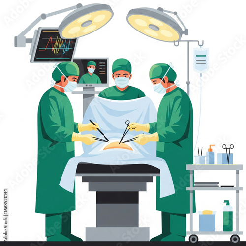 the doctor operated on the patient
