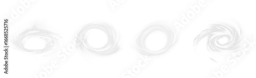 Abstract Tornado Funnel with Glowing Particles – PNG