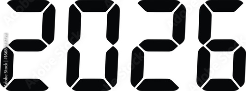 Digital display of the year 2026