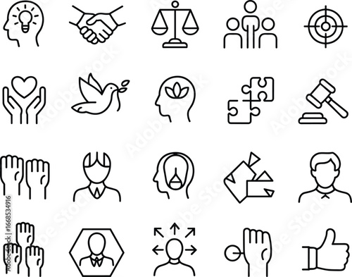 law, justice, leadership, teamwork, agreement, peace, protest, decision, identity, approval, care, support, innovation, research, focus, collaboration, voting, professionalism