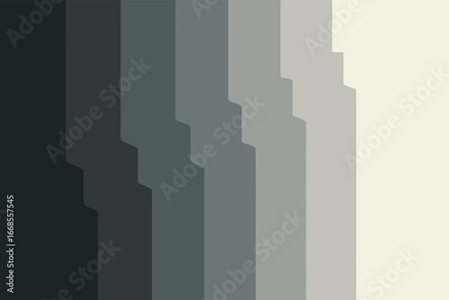 Ombre Vertical Fading Stripes Minimal Flat Vector