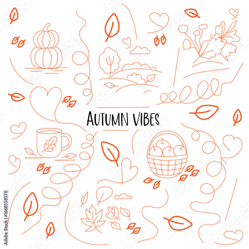 vector illustration of an abstract background with birds