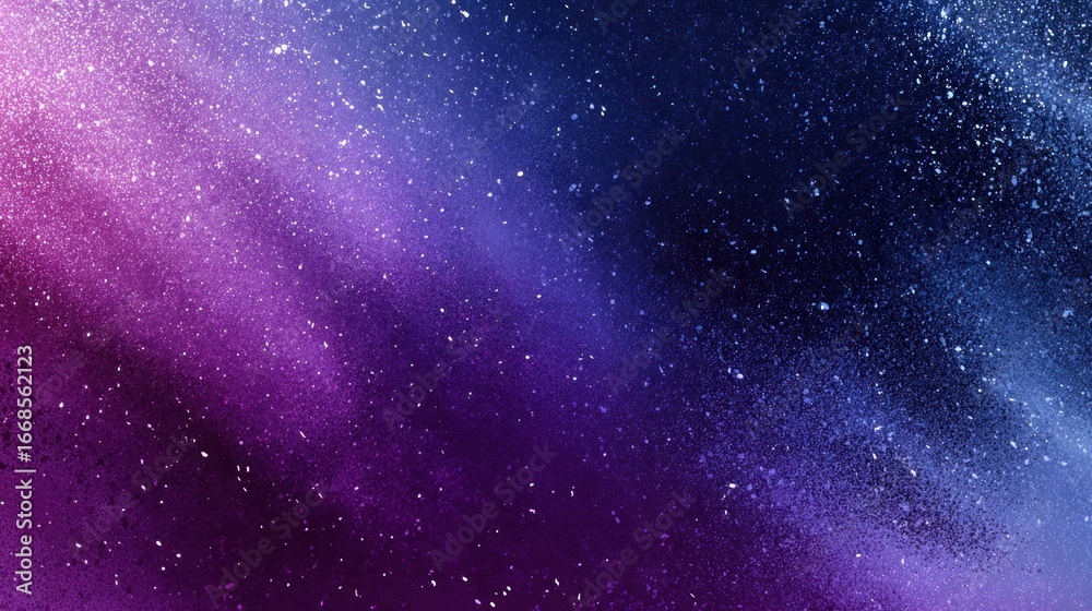 Naklejka premium Colorful cosmic night sky