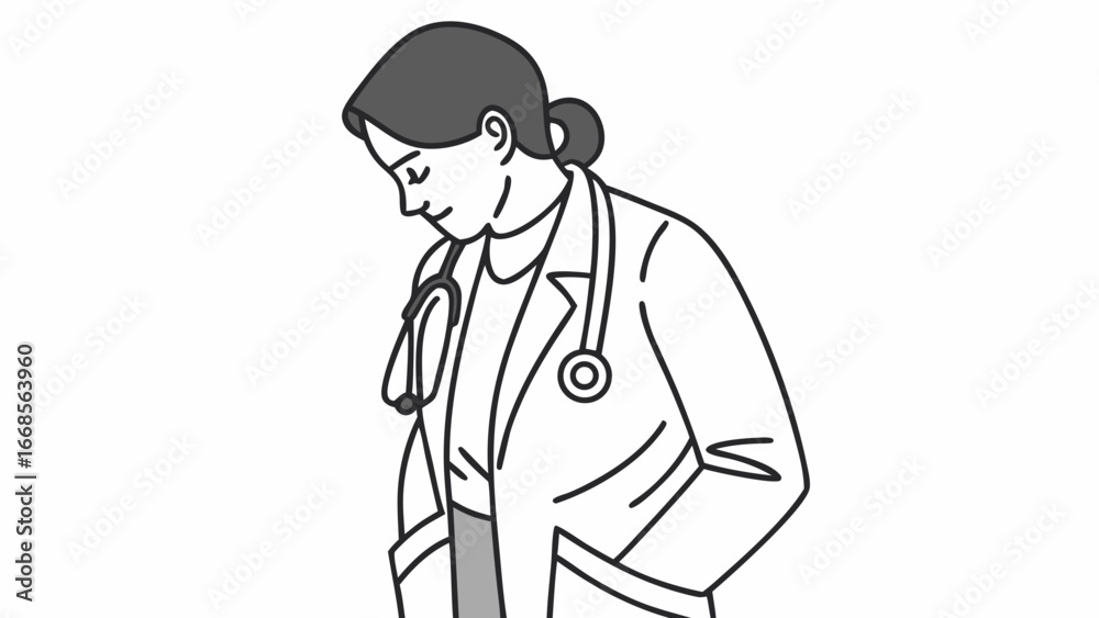 Obraz premium doctors white coat