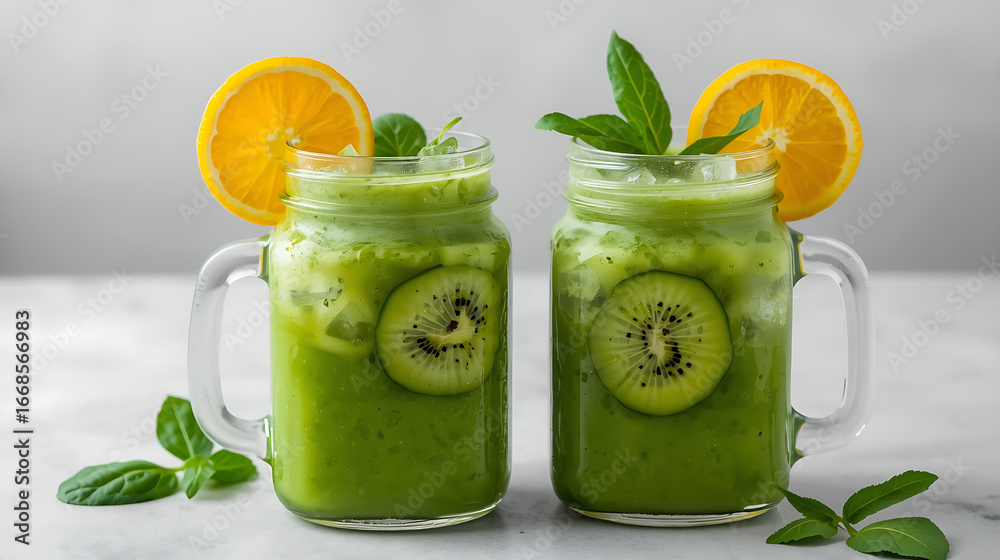 Fototapeta premium glass of lemonade