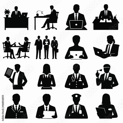 business people icons