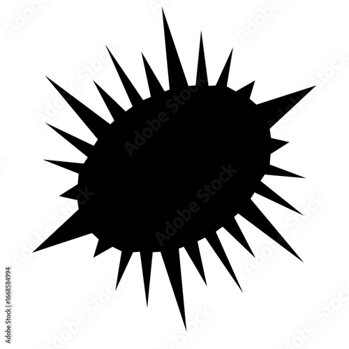 Quadro su tela Starburst Explosion Abstract Shape