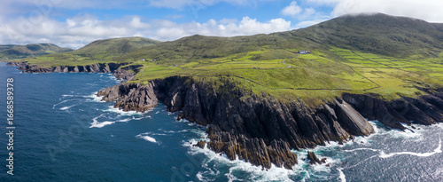 Coastline of the Skellig ring, Co. Kerry, Ireland