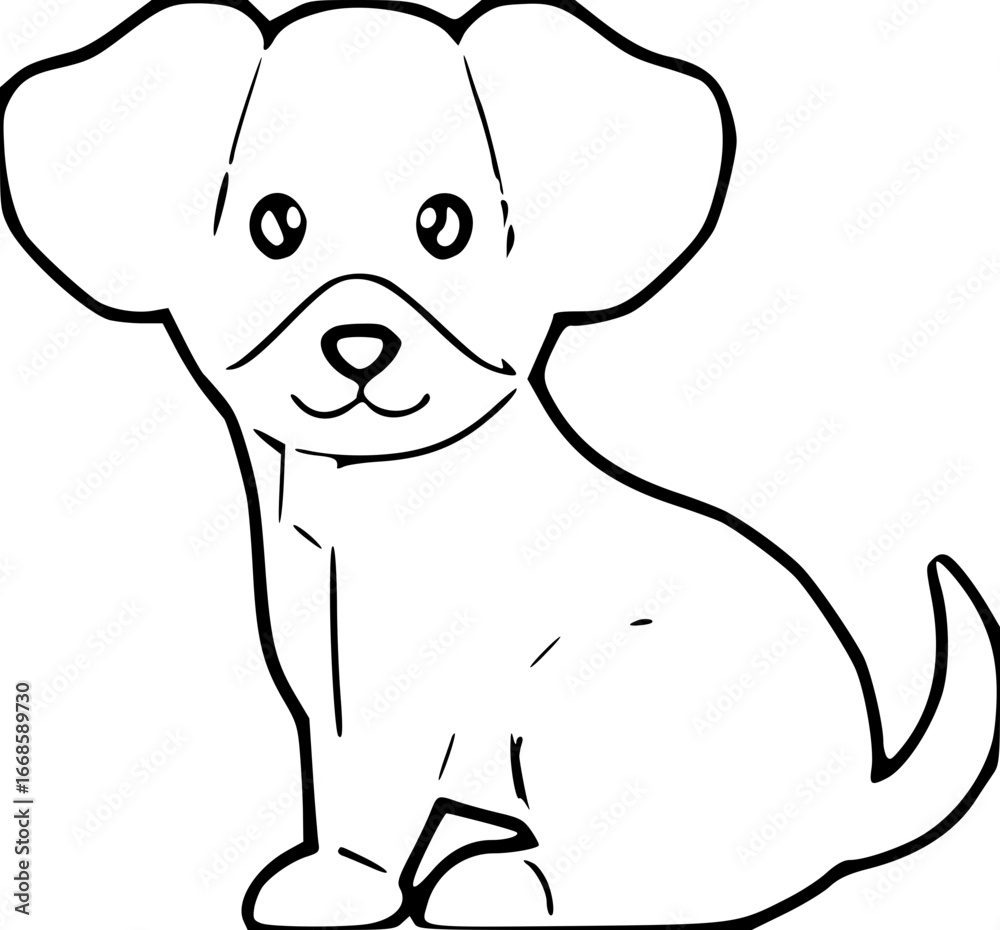 Obraz premium 개 강아지