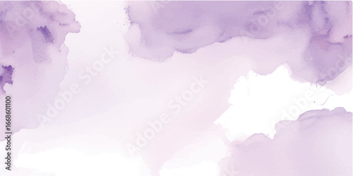 Subtle Lavender Watercolor Wash with Violet and Lilac Blends – Premium Artistic Texture for Invitations, Branding, Posters, and Elegant Modern Backgrounds