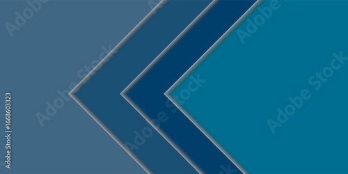 Blue turquoise and Darkblue angle arrow overlap vector background on space for text and message artwork design.