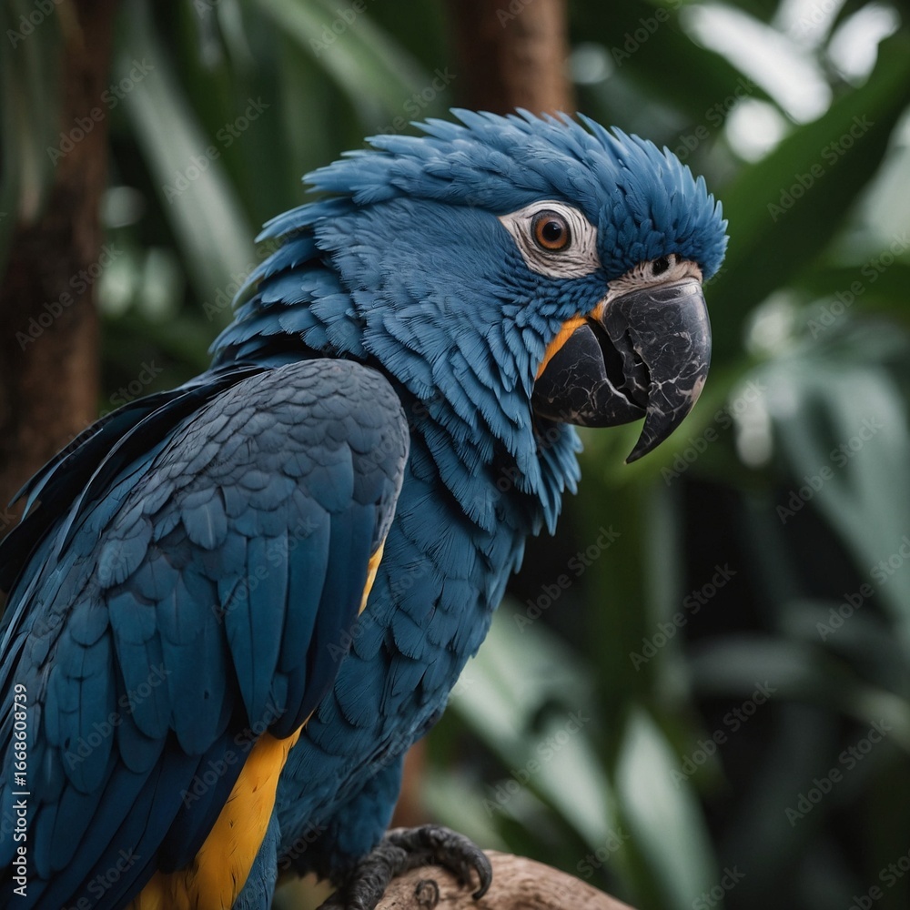 Obraz premium parrot setting in the tree